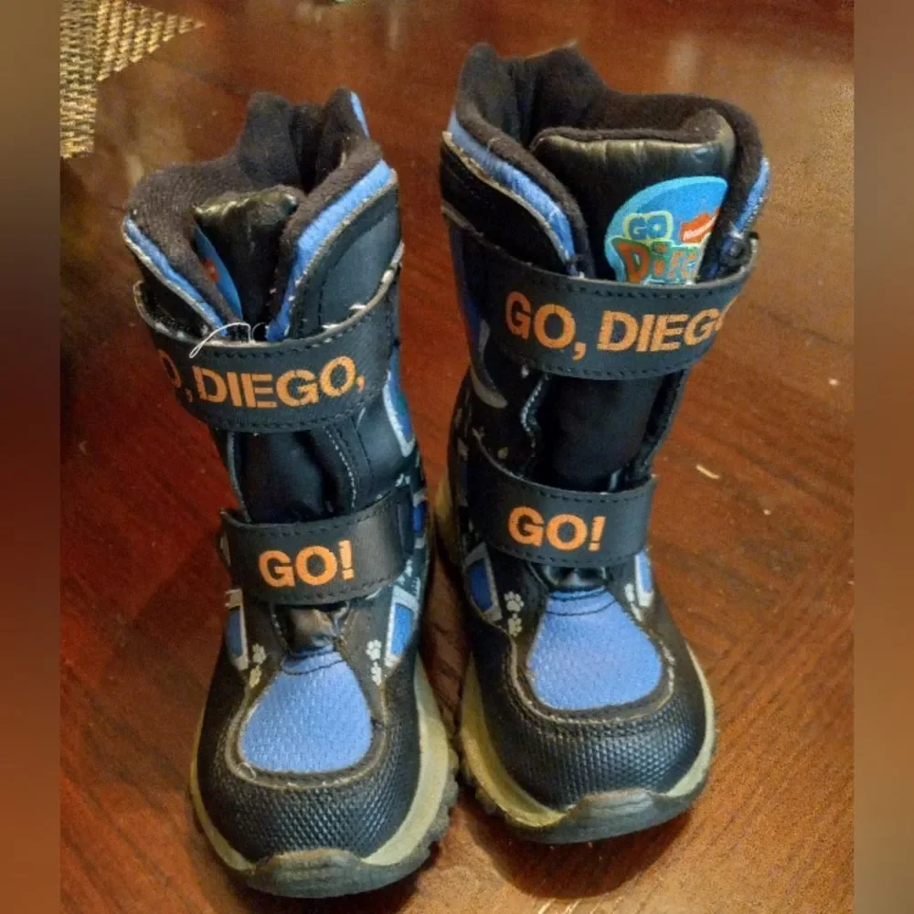 Boy's Nickelodeon Go, Diego Winter Boots Size 7